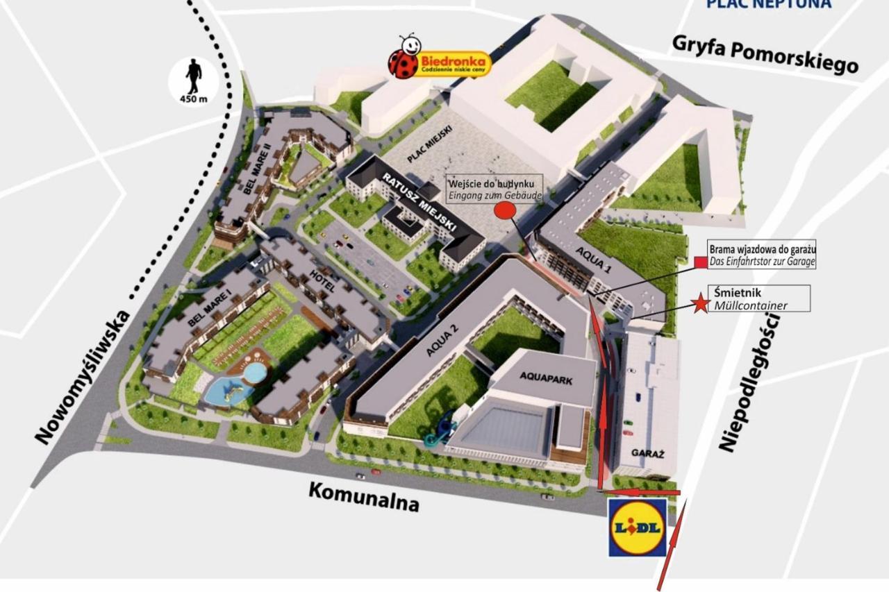 Apartament "Adell" - Miedzyzdroje, Bella Mare Aqua 1 Luaran gambar
